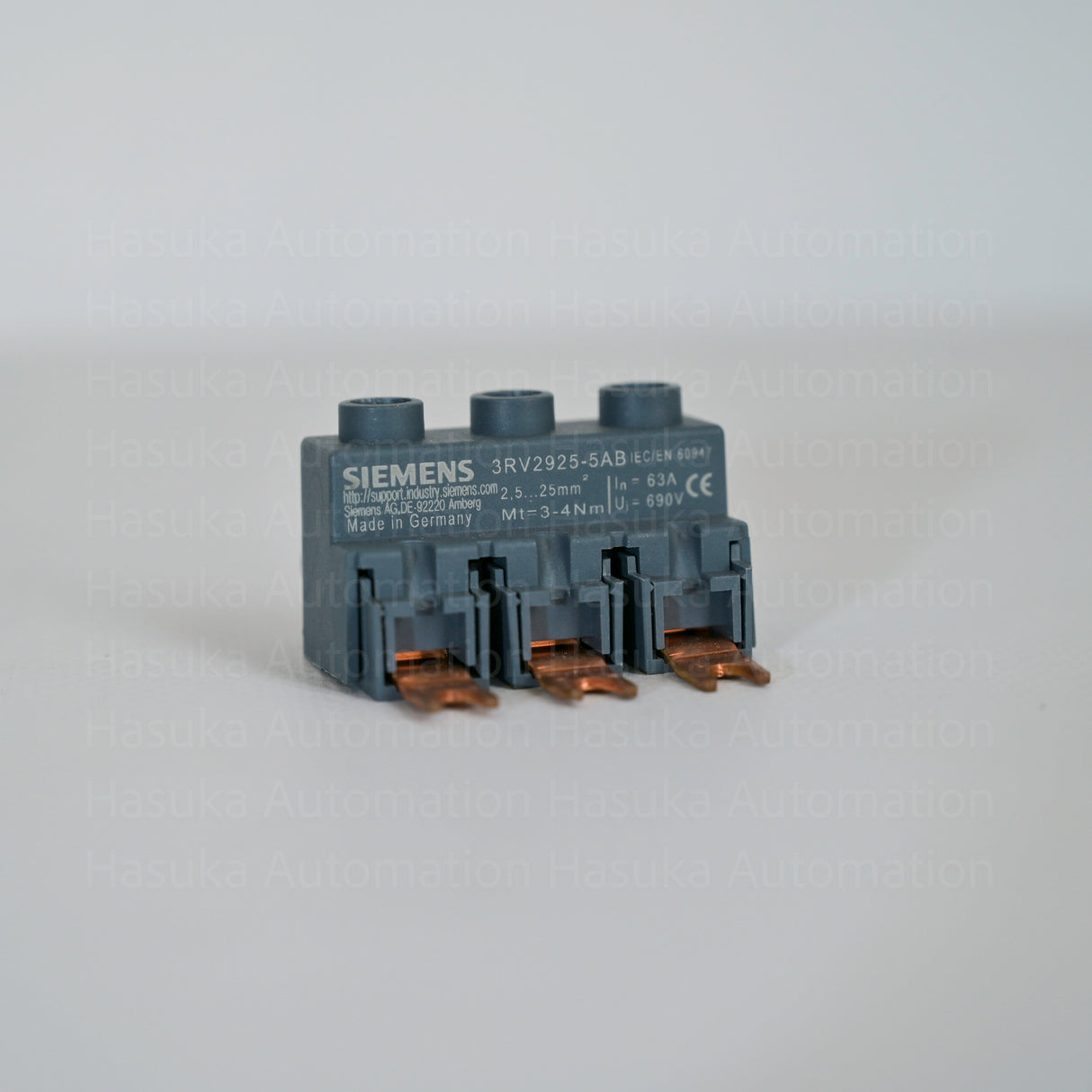 3RV2925-5AB Siemens 3-Phase Supply Terminal