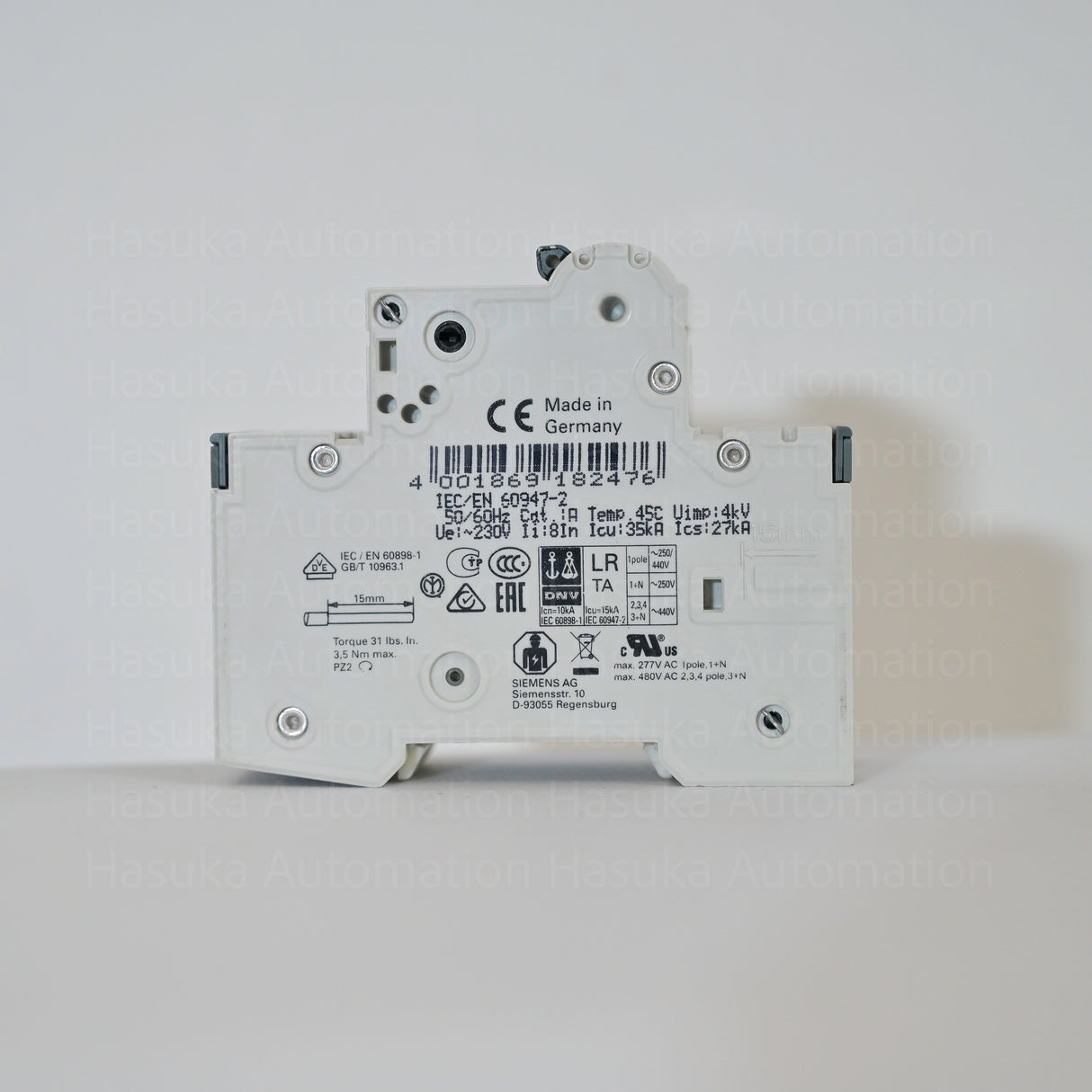 5SY4506-7 C6 Siemens Circuit Breaker