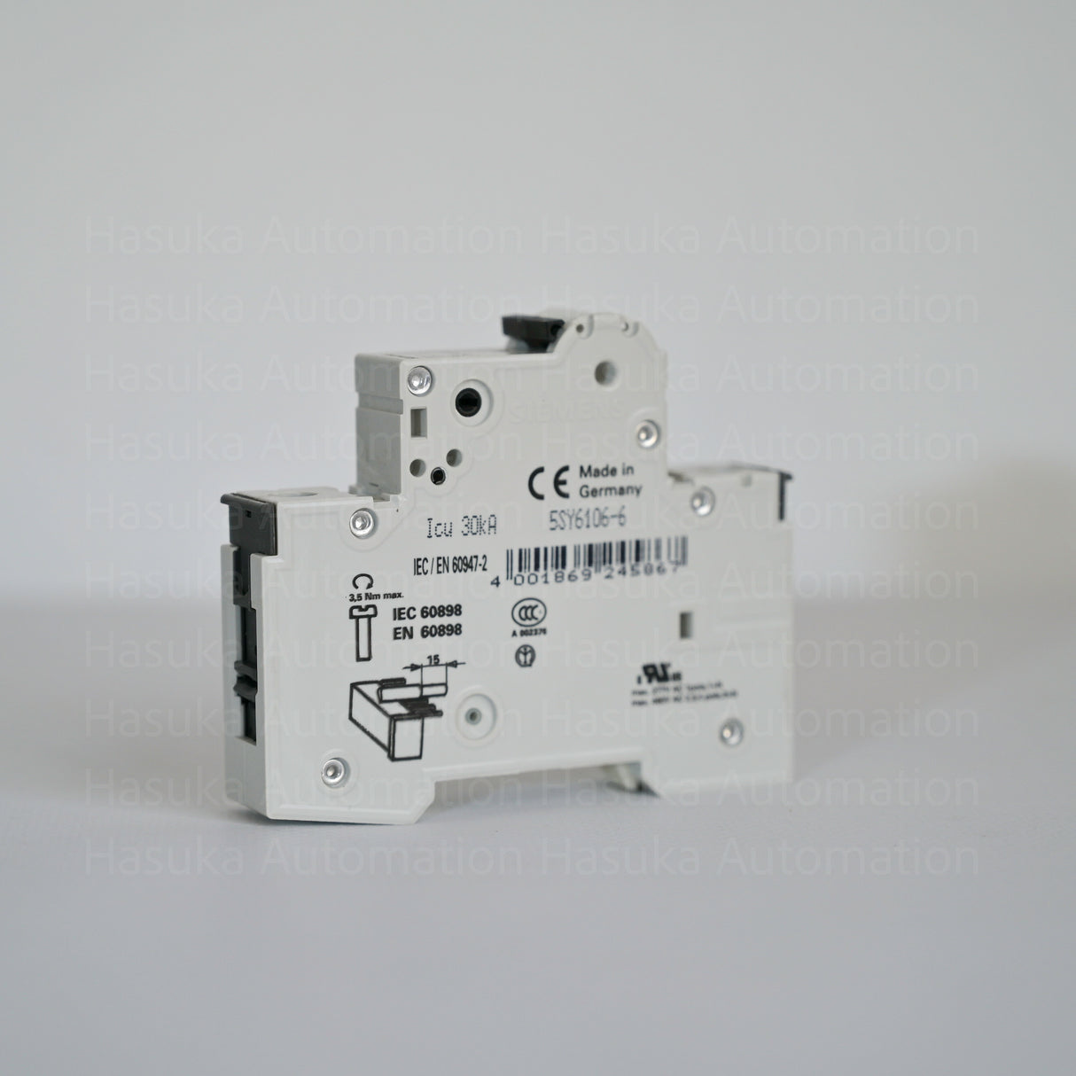 5SY6106-6 B6 Miniature Circuit Breaker Siemens