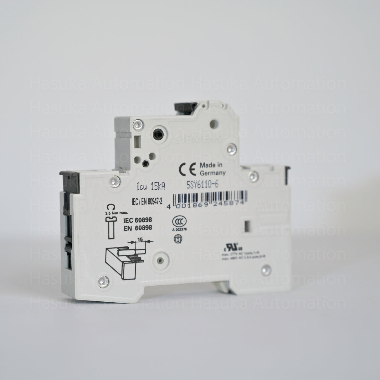 5SY6110-6 B10 Miniature Circuit Breaker Siemens