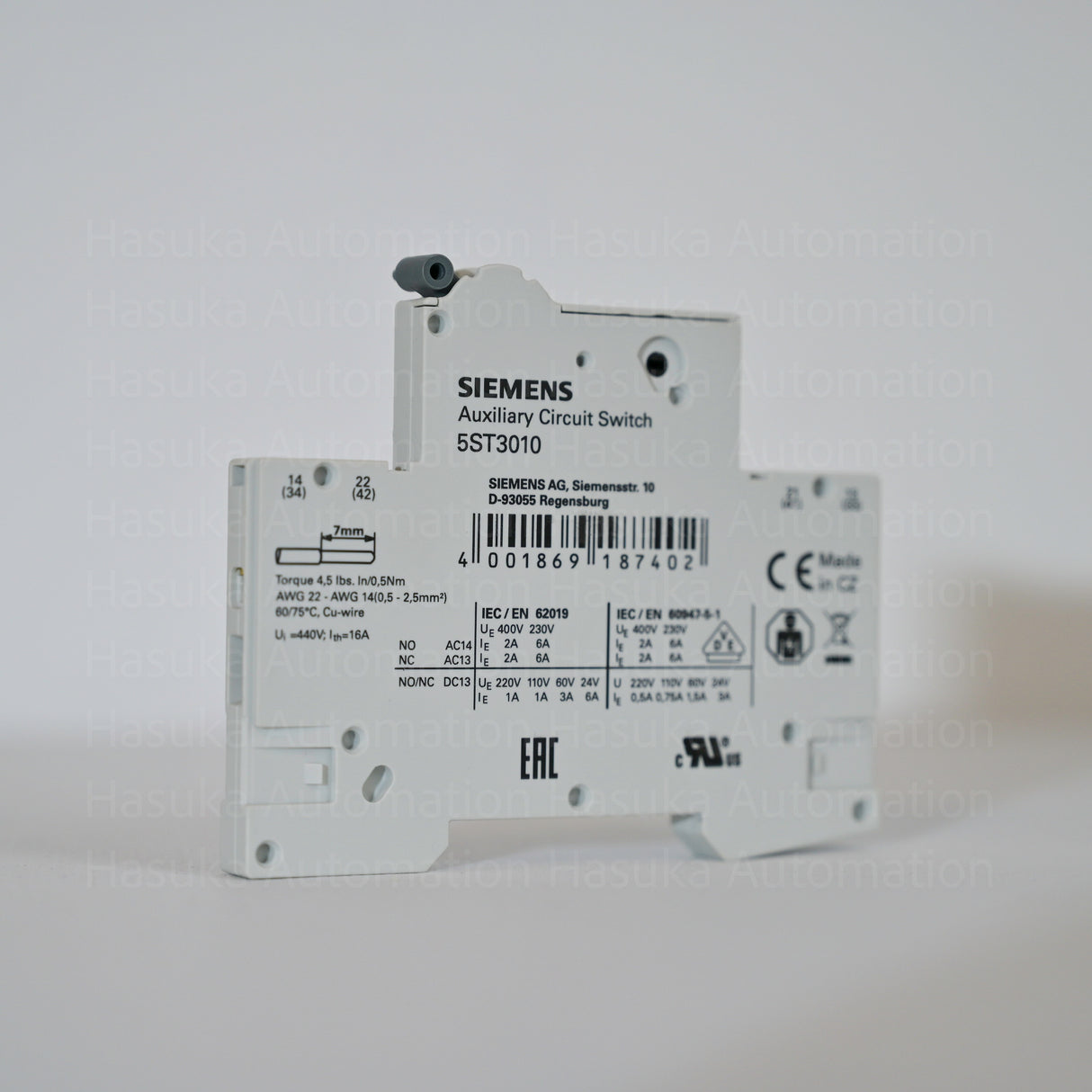 Siemens 5ST3010 Auxiliary Switch