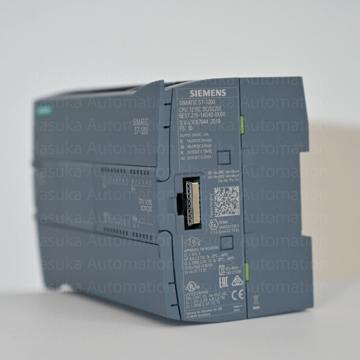 Siemens 6ES7215-1AG40-0XB0 Simatic S7-1200 CPU PLC