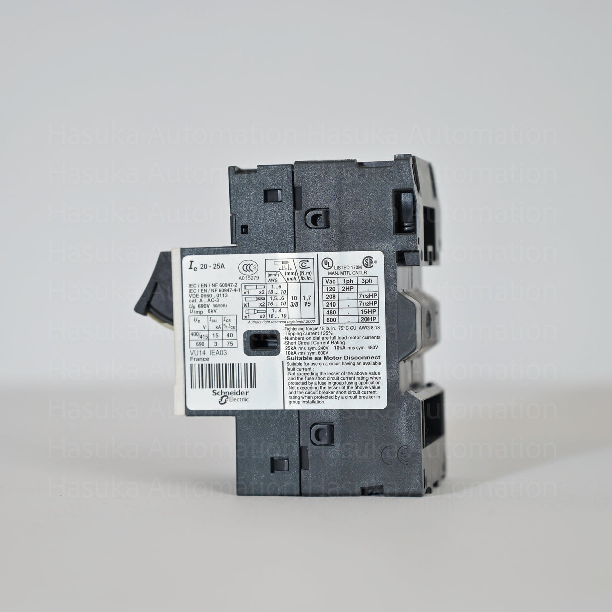 GV2ME22 Motor Circuit Breaker Schneider Electric