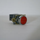 Illuminated Push Button Harmony XB4 Red LED  1NC Schneider Electric