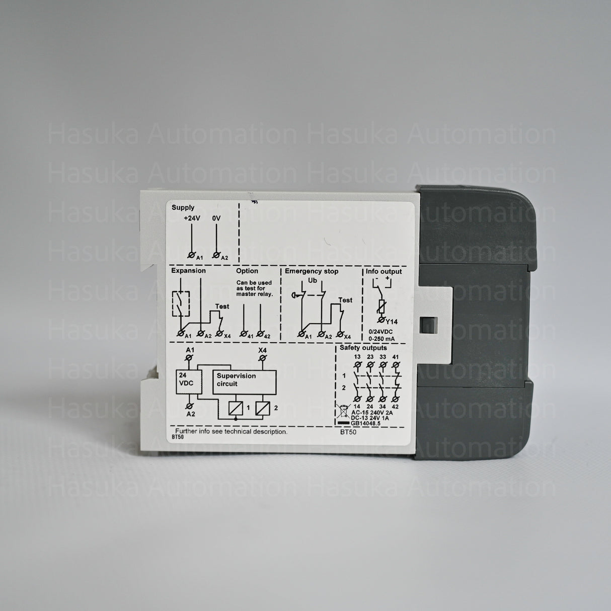 ABB 2TLA010033R0000 BT50 Safety Relay